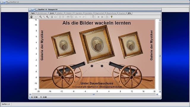 SimPlot - Simulator - Generator - Infografiken - Simulation - Simulieren - Bilder - Grafikanimationen - Grafik - Plotter - Software